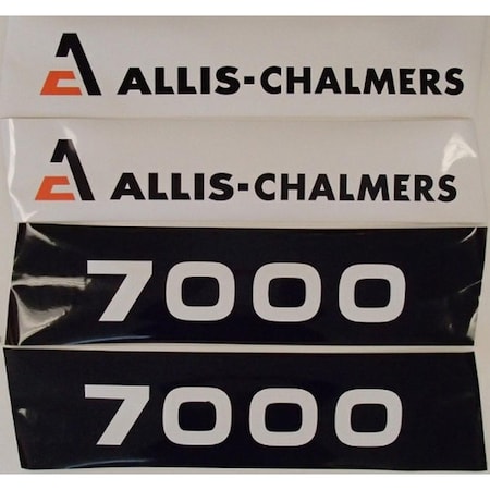 Aic Replacement Parts R4043 Decal Set, Side Panels Only - Fits Allis-Chalmers Model 7000 R4043-RIL